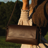 Sophia Cross Body Bag - Chocolate